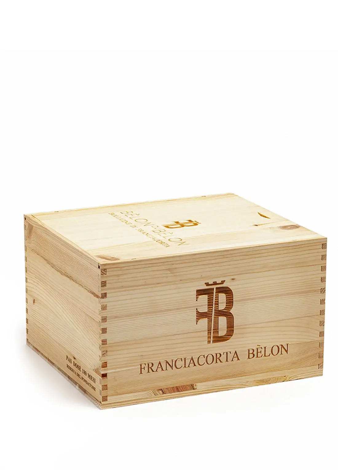 Cassetta in legno da sei bottiglie (3+3) 0,75 lt - Bèlon du Bèlon